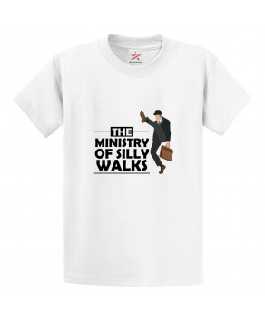 The Ministry Of Silly Walks Monty Phyton Sitcom Unisex Classic Kids and Adults T-Shirt